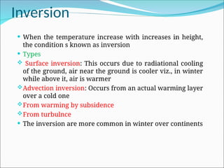 Inversion Layer Types stability and instability on cropping system and ebotjggjgngng | PPT