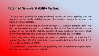 Stability and Shelf Life