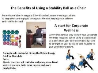 Stability Ball to Replace Your Desk Chair