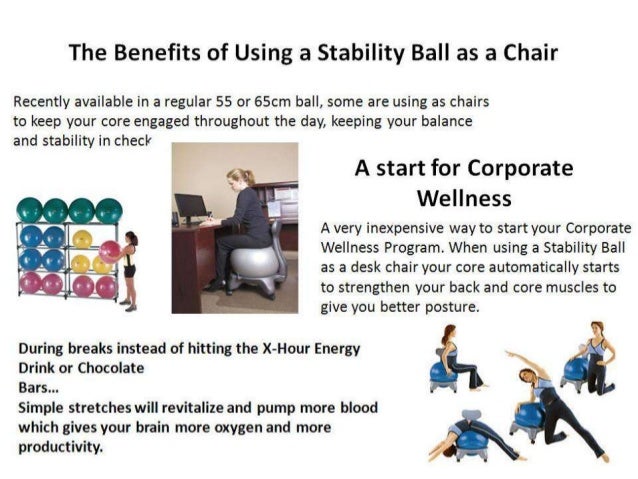Stability Ball To Replace Your Desk Chair