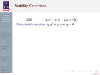 Stability of Differential Equations | PDF
