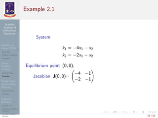 Stability of Differential Equations | PDF