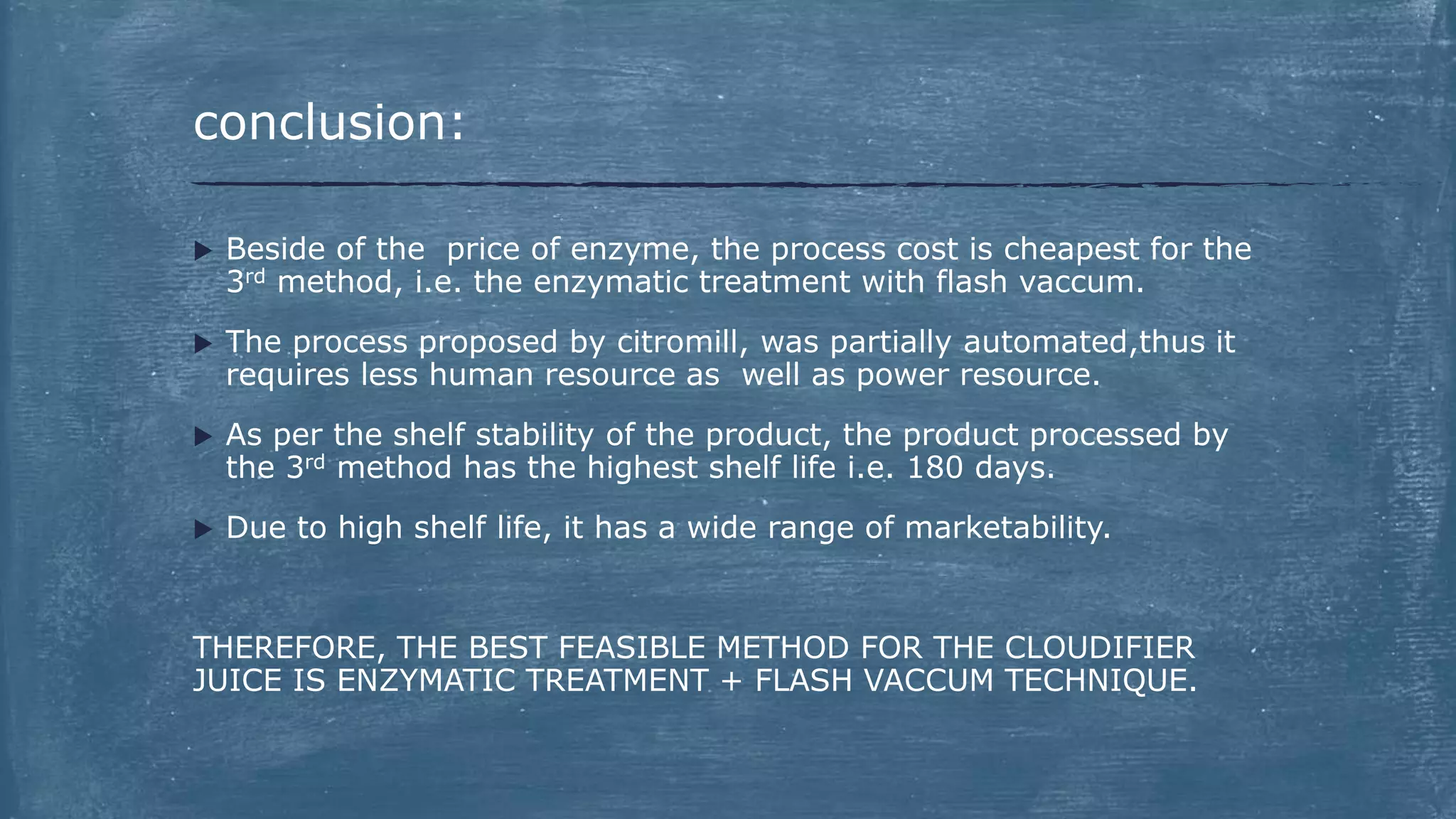 Stability of cloud in fruit juice | PPTX