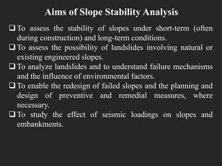 Stability of Slopes | PDF