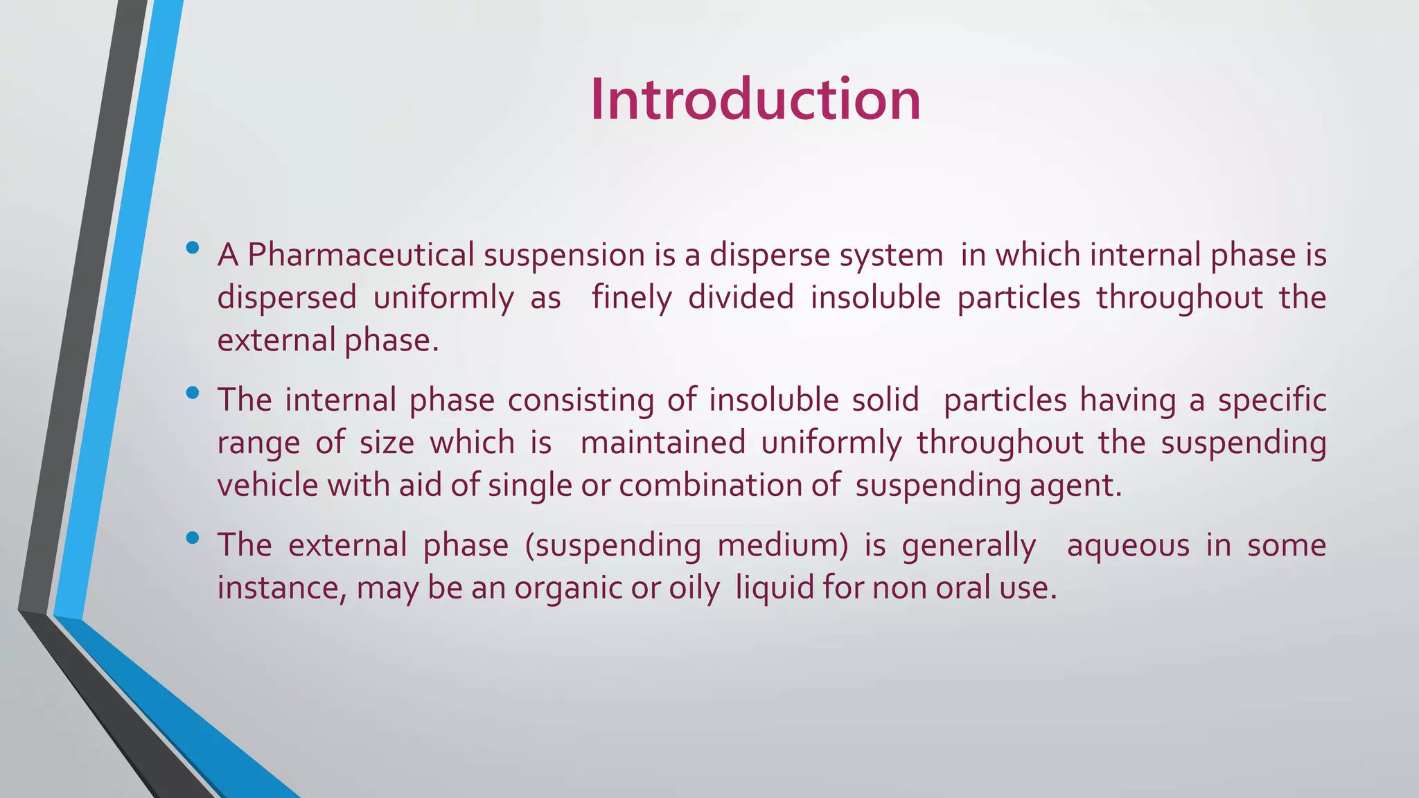 Stability of suspensions PPT