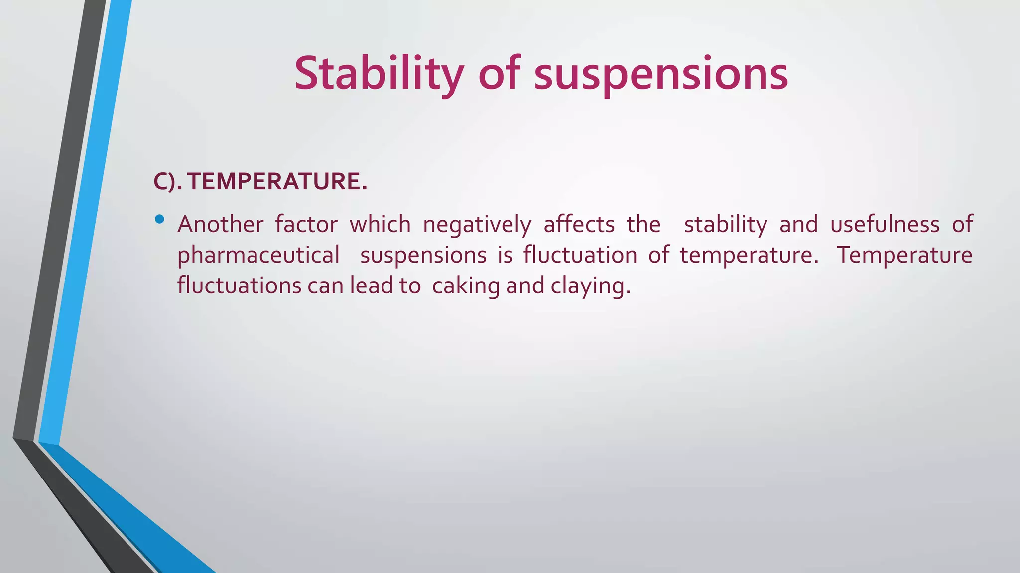 Stability of suspensions PPT