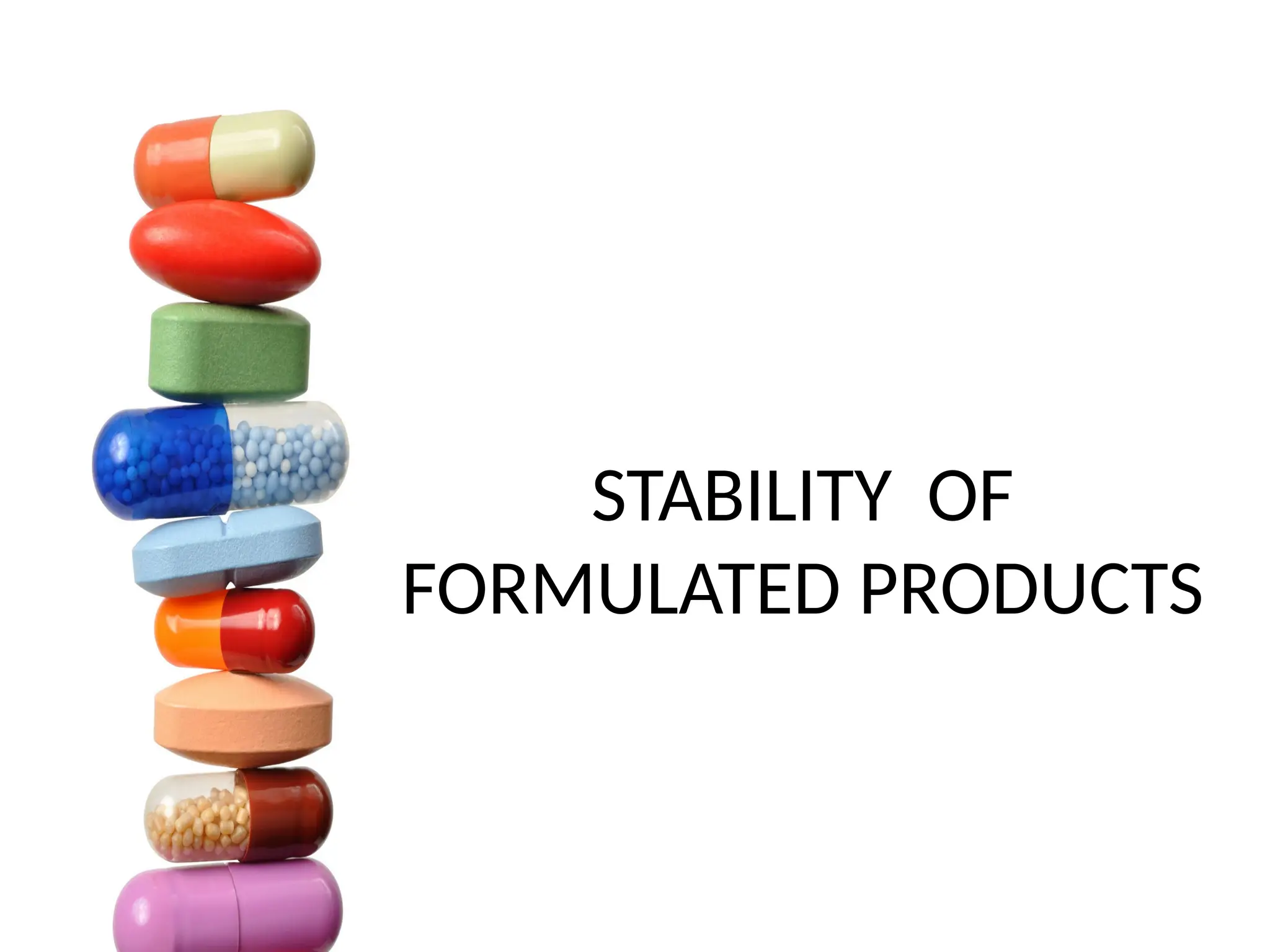 pharmaceutical stability technique in industry | PPTX