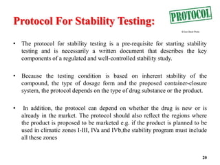 STABILITY TESTING DURING PRODUCT DEVELOPMENT | PPTX