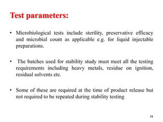 Testing Production Stability Visual Example STABILITY TESTING DURING PRODUCT DEVELOPMENT | PPTX