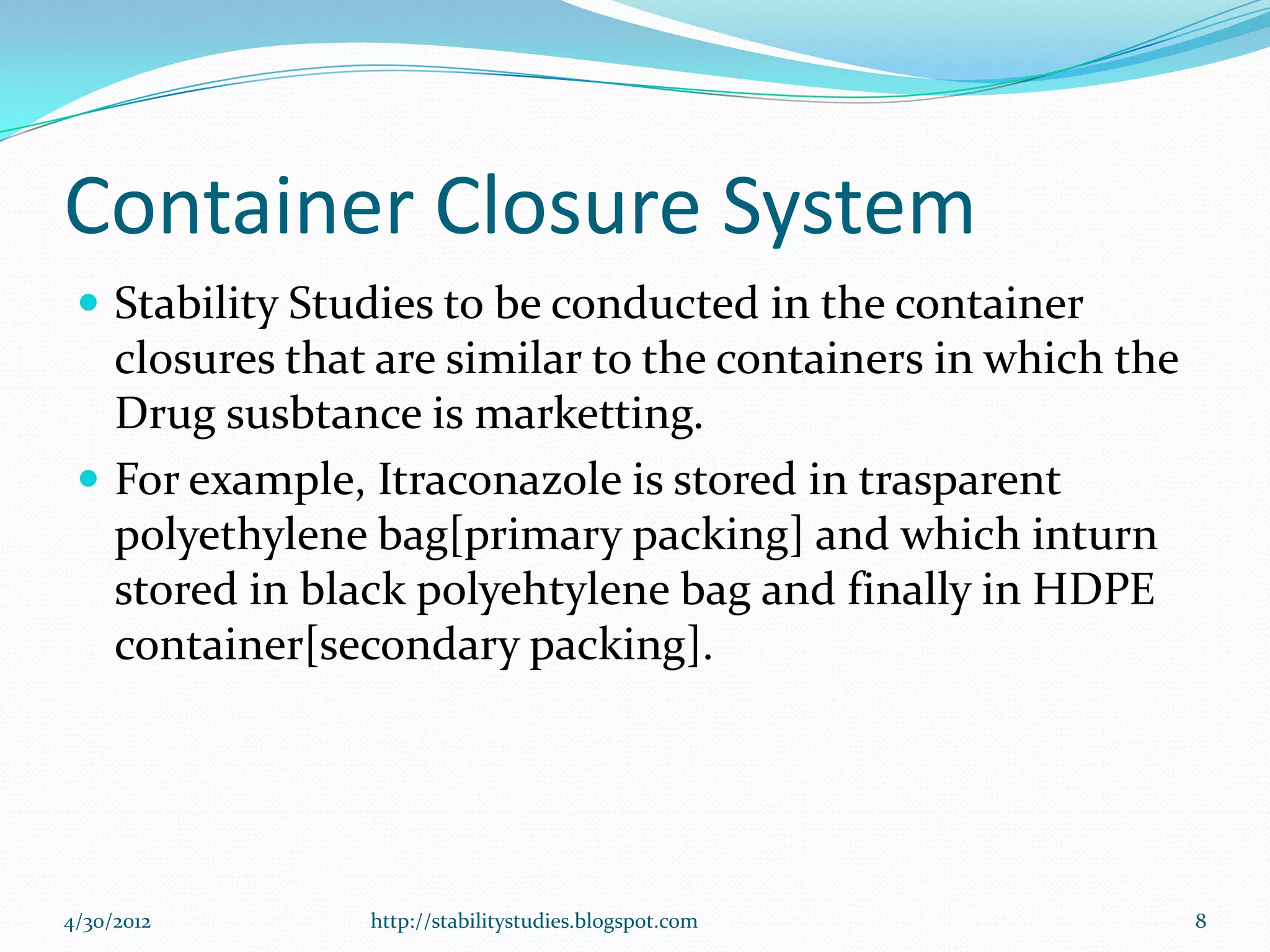 Stability Studies | PPTX