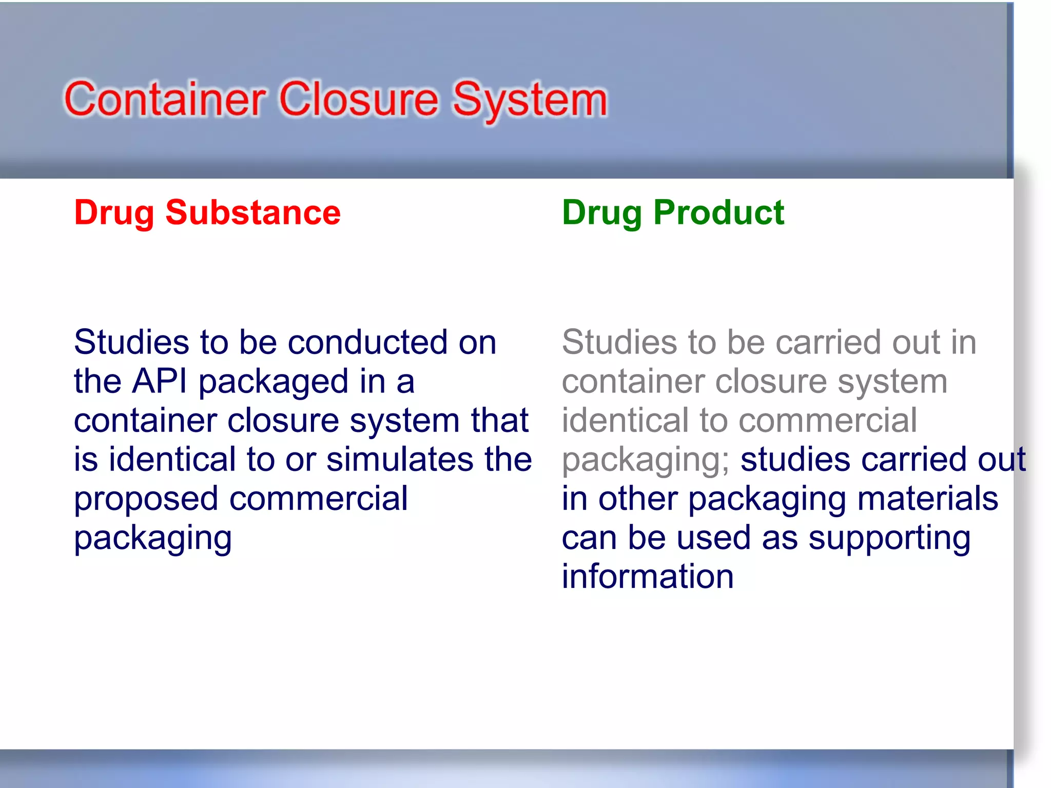 Stability Testing for Drug Substances and Drug Products | PPT