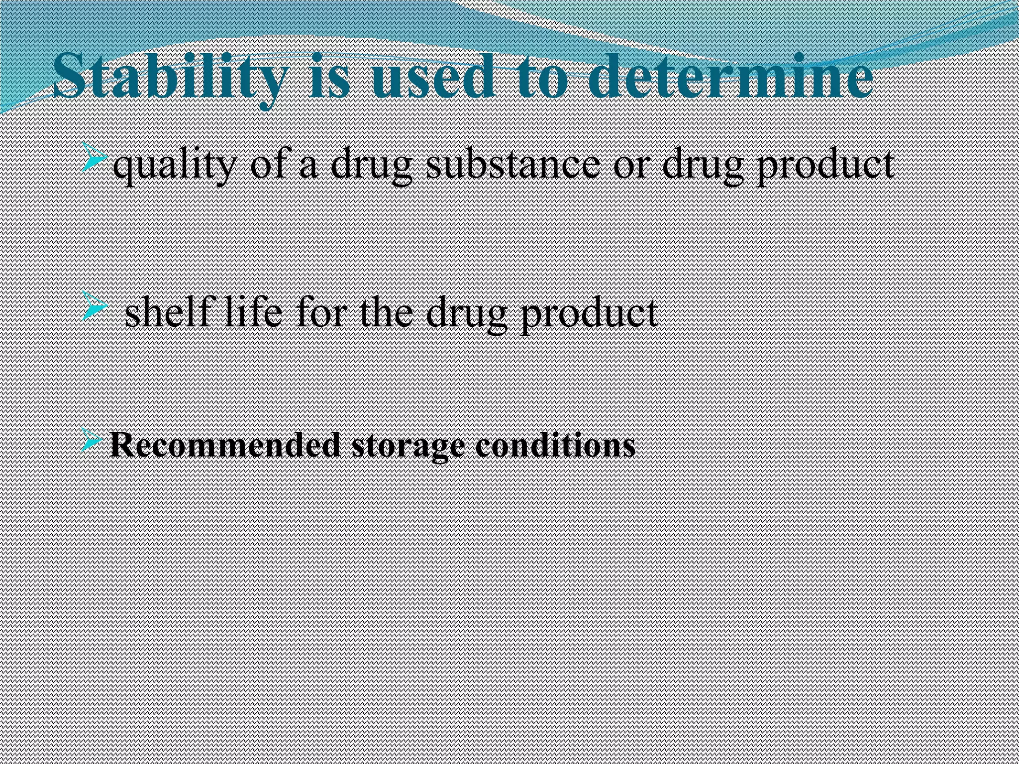 Stability testing and shelf life estimation PPT