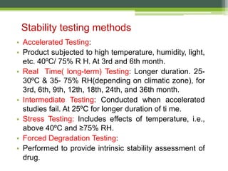Stability testing of herbal drugs.ppt by Dr.U.Srinivasa | PPT