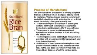 Stabilized rice-bran | PDF