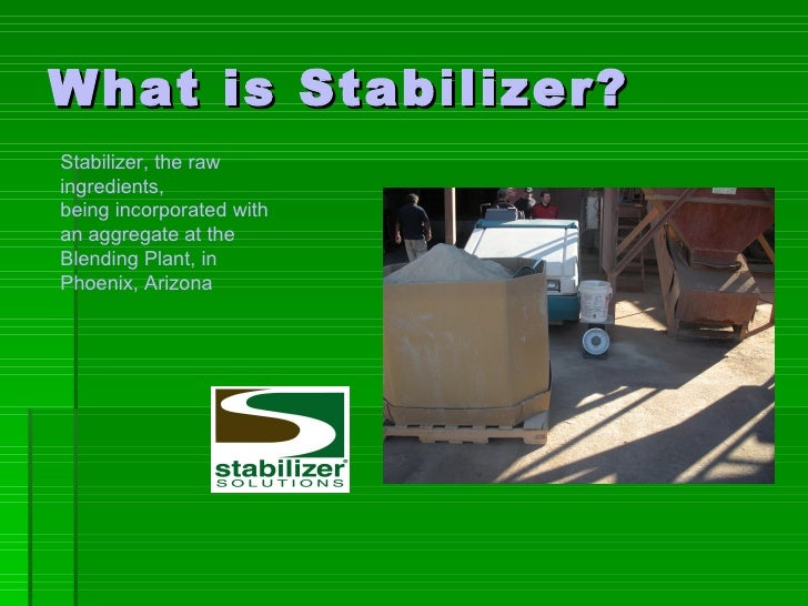 Stabilizer Promo