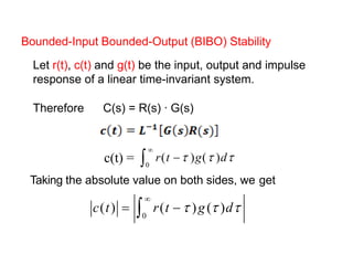 Stabiltiy & R-H Ccriterion | PPT | Physics | Science