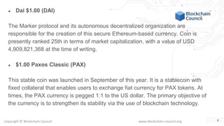 Pax Coin Stablecoins with the biggest potential | PPTX