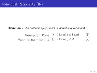 Individual Rationality Stable matching with incomplete information | PDF