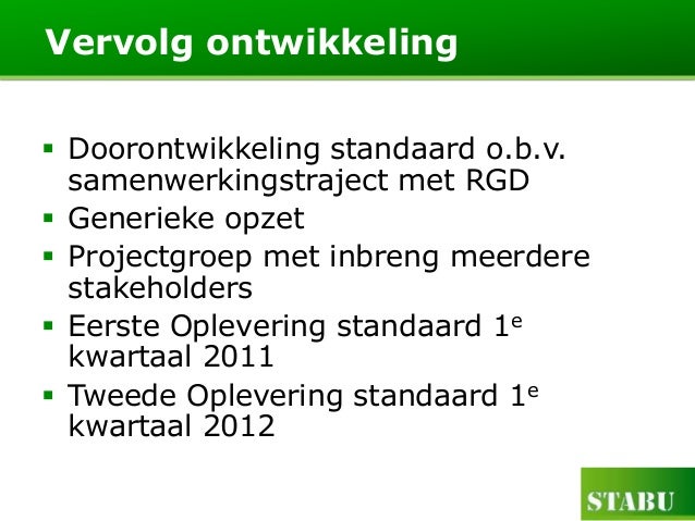 STABU STANDAARD 2012 EBOOK