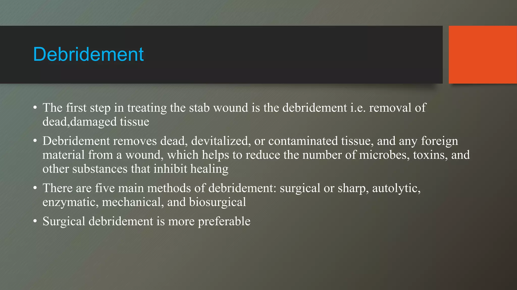 Stab wound | PPTX