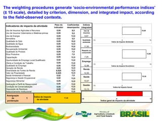 Embrapa’s platform for impact assessment of agricultural technologies and Indicator systems for the environmental management of rural activities 
