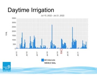 Daytime Irrigation
9
am
 