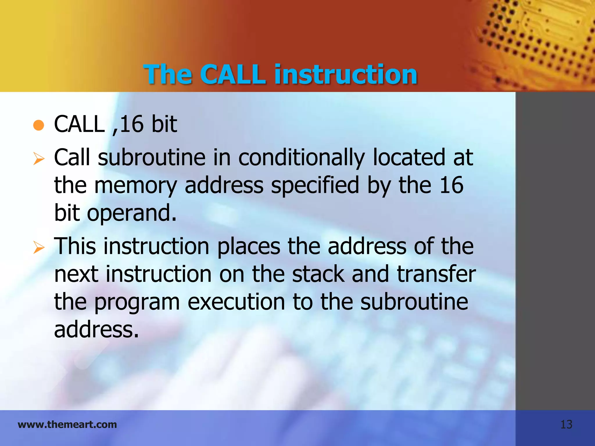 Stack in microprocessor 8085(presantation) | PPT