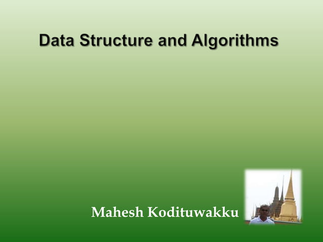 Data Structure and Algorithms | PPT
