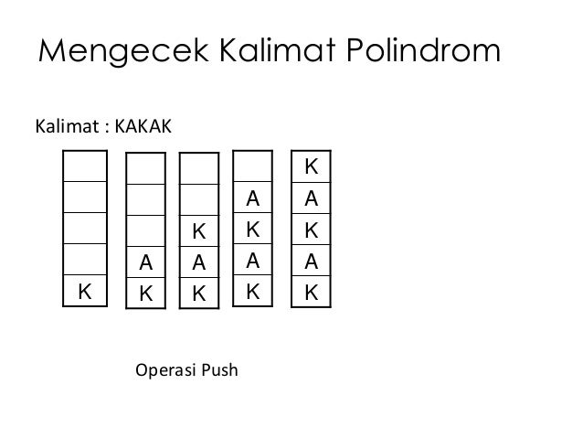 Stack atau tumpukan