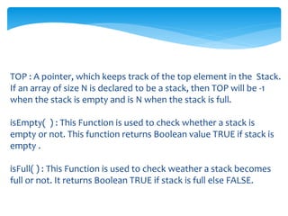 Data structure Stack | PPT