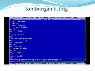 Sambungan listing
 