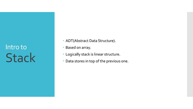 Stack Data structure | PPTX