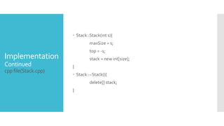 Stack Data structure | PPTX