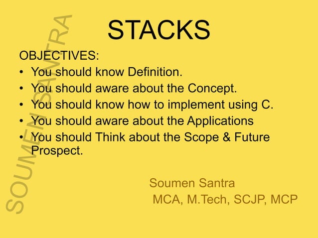 Stack and its Applications : Data Structures ADT | PPTX