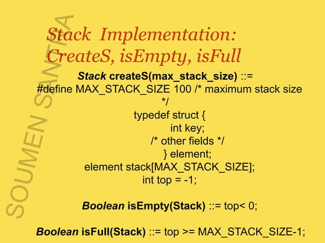 Stack and its Applications : Data Structures ADT | PPTX