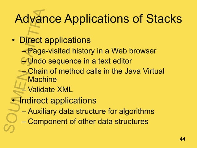 Stack and its Applications : Data Structures ADT | PPTX