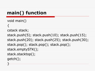 Stack ppt file of Stack DSA For lab in the lab of DSA lecture and Lab.ppt