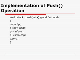 Stack ppt file of Stack DSA For lab in the lab of DSA lecture and Lab.ppt