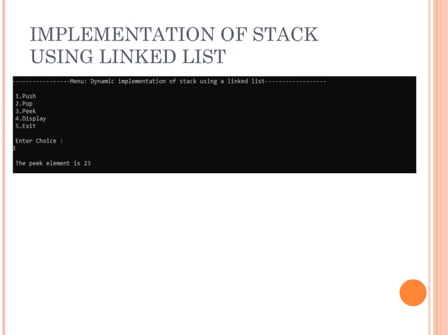 Stack data structures with definition and code | PPT