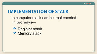 stack.pptx stack overflow in computer organisations | PPT