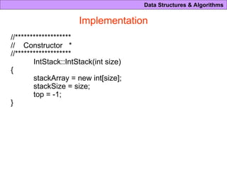 stack is a linear data structure LIFO.ppt