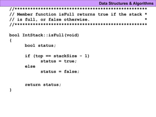 stack is a linear data structure LIFO.ppt