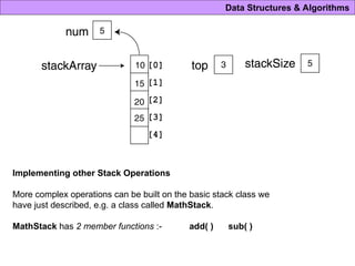 stack is a linear data structure LIFO.ppt