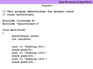 stack is a linear data structure LIFO.ppt