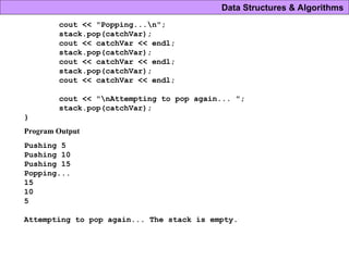 stack is a linear data structure LIFO.ppt