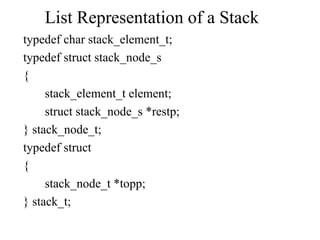 Introduction of the Stack, Push and Pop operations | PPT