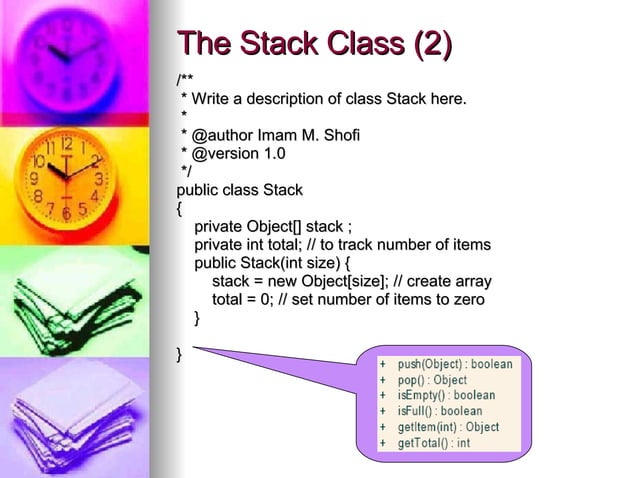 Stack Implementation | PPT