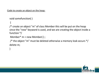 Stack and heap | PPT