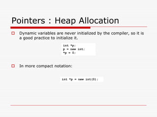Stack and heap allocation | PPT