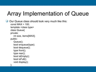 Stack and queue | PPT